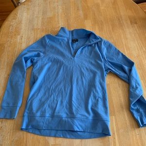 Nordstrom blue half zip jacket